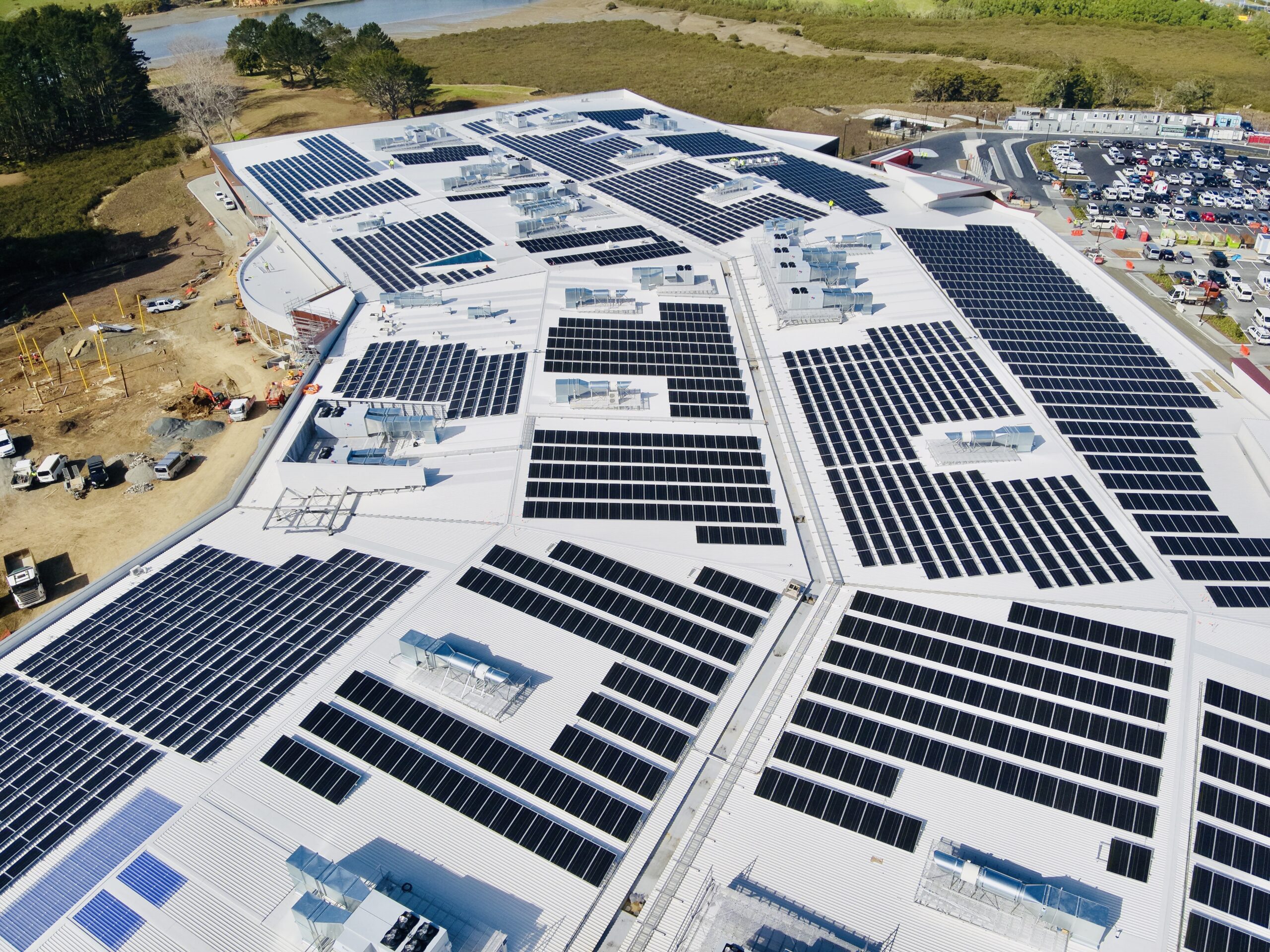 Sunergise Manawa Bay Rooftop solar energy system