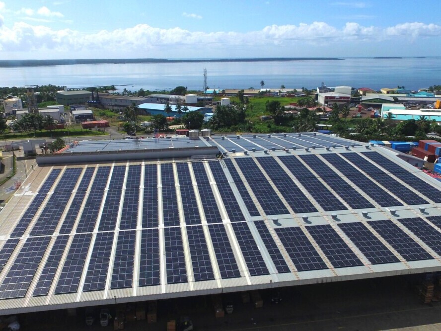 Roof top solar system producing solar energy