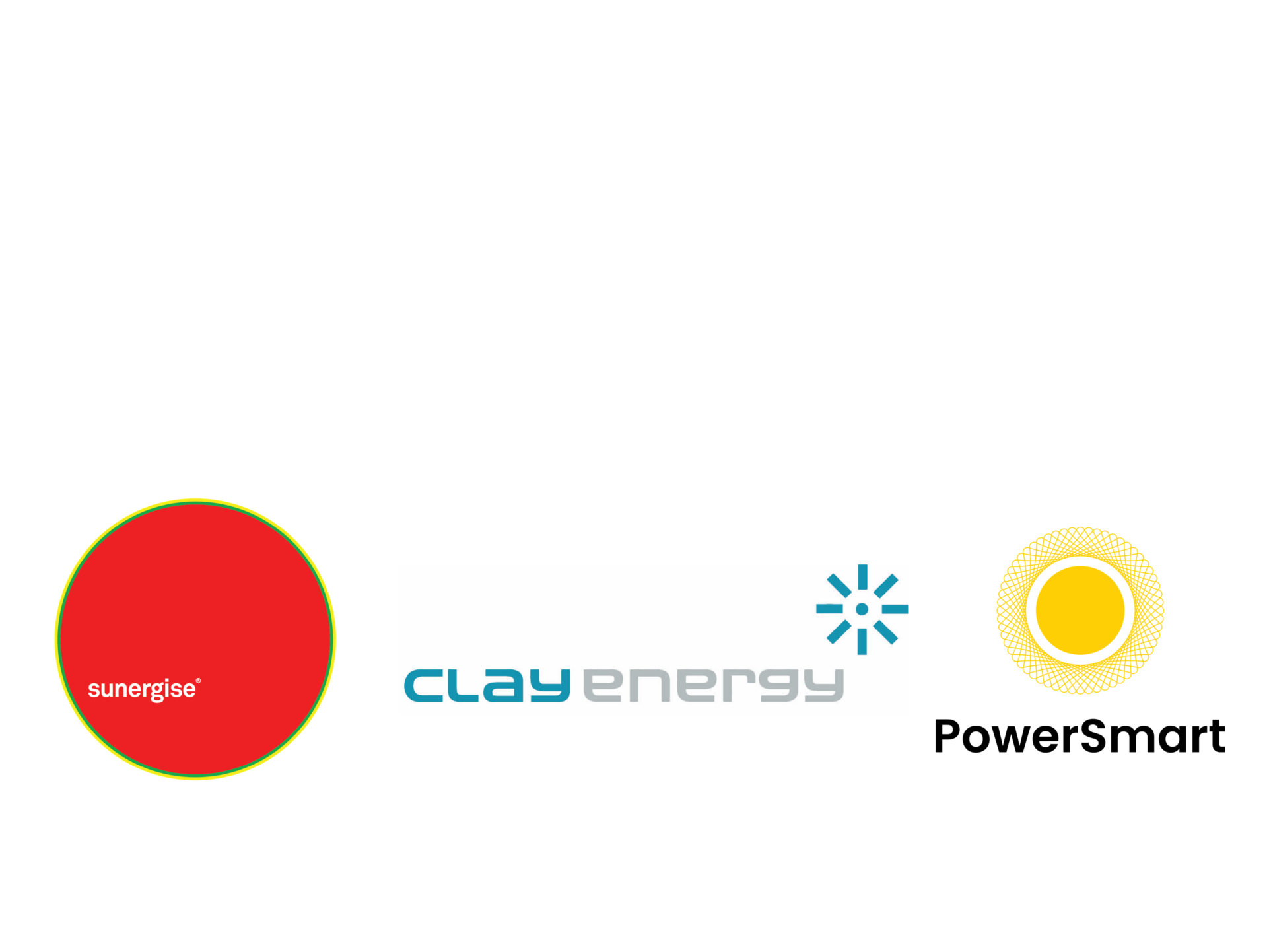 Sunergise operates with three brands Sunergise, ClayEnergy and PowerSmart.