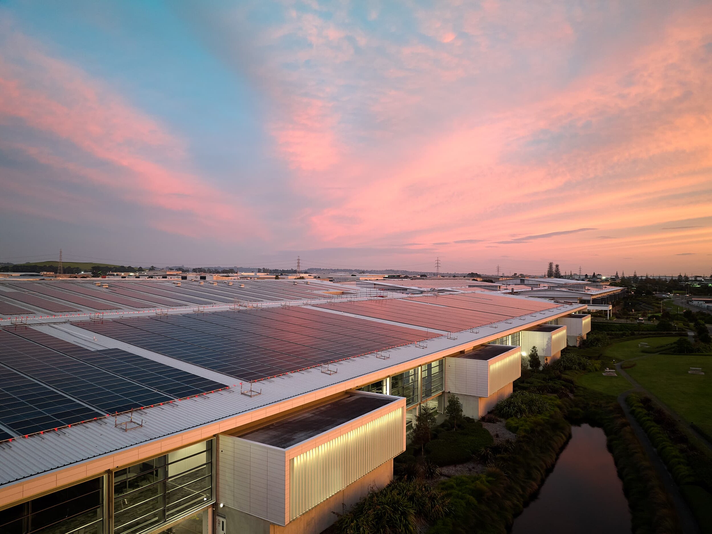 Largest Solar installation on commercial rooftop in New Zealand