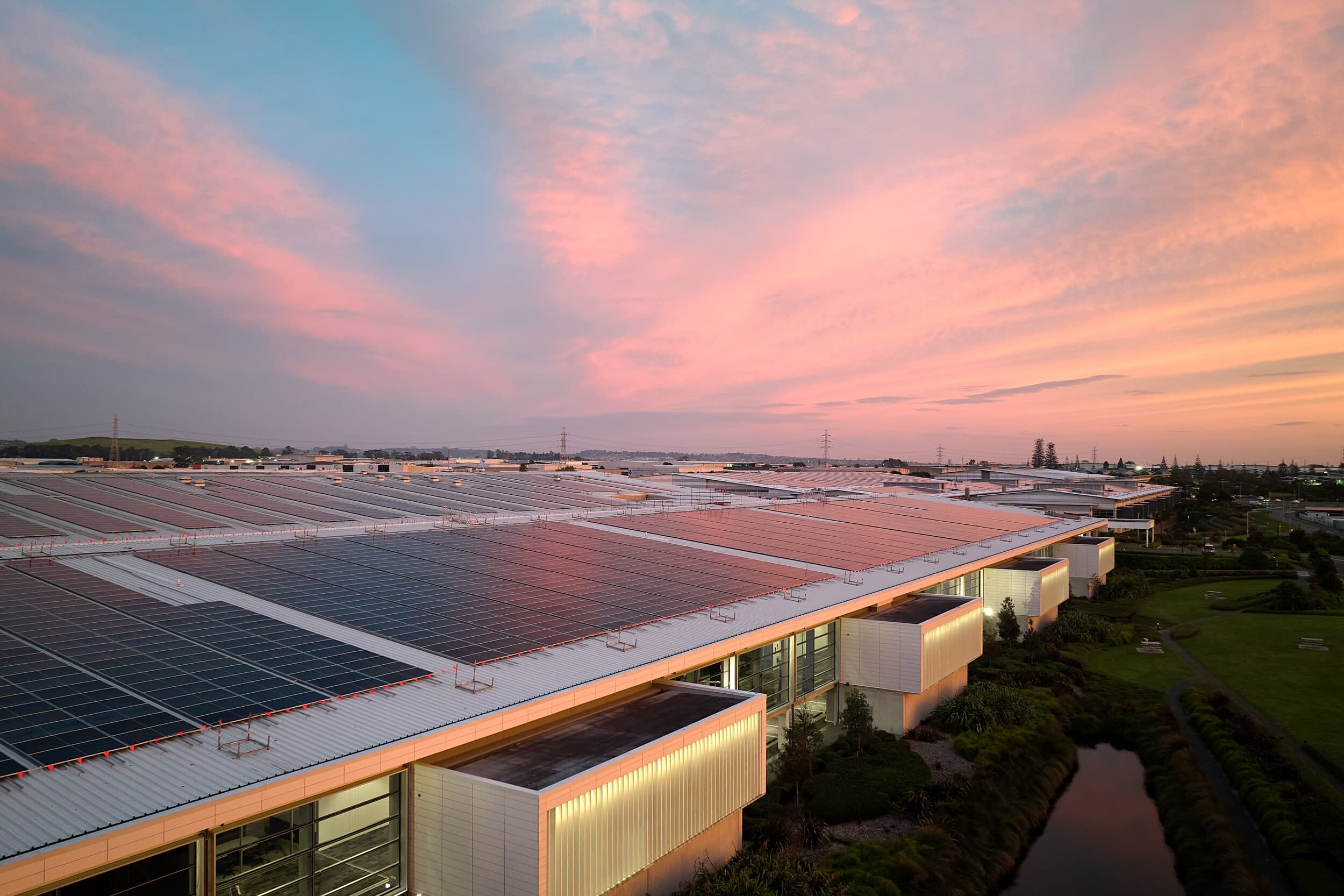 Largest Solar installation on commercial rooftop in New Zealand