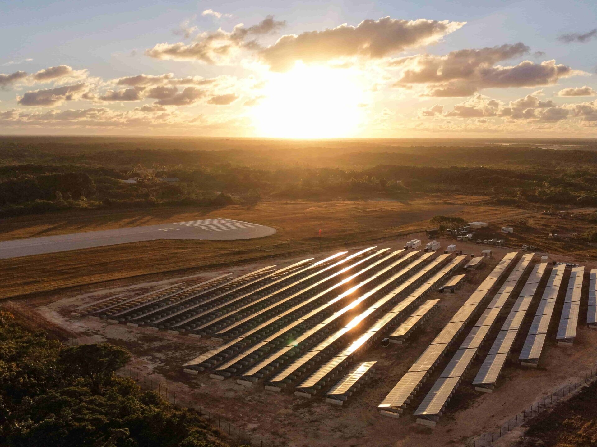 solar-array-at-sunset-in-Niue