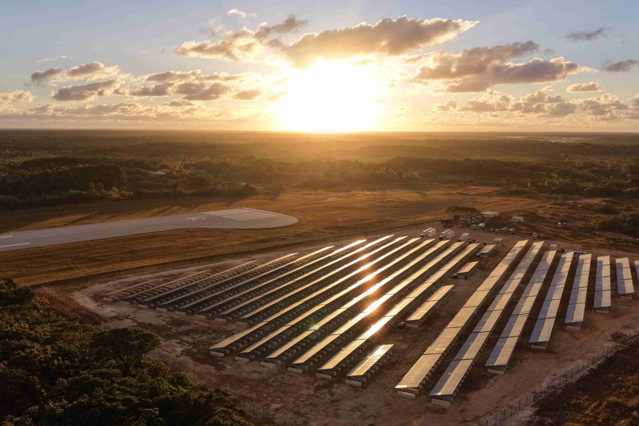 solar-array-at-sunset-in-Niue