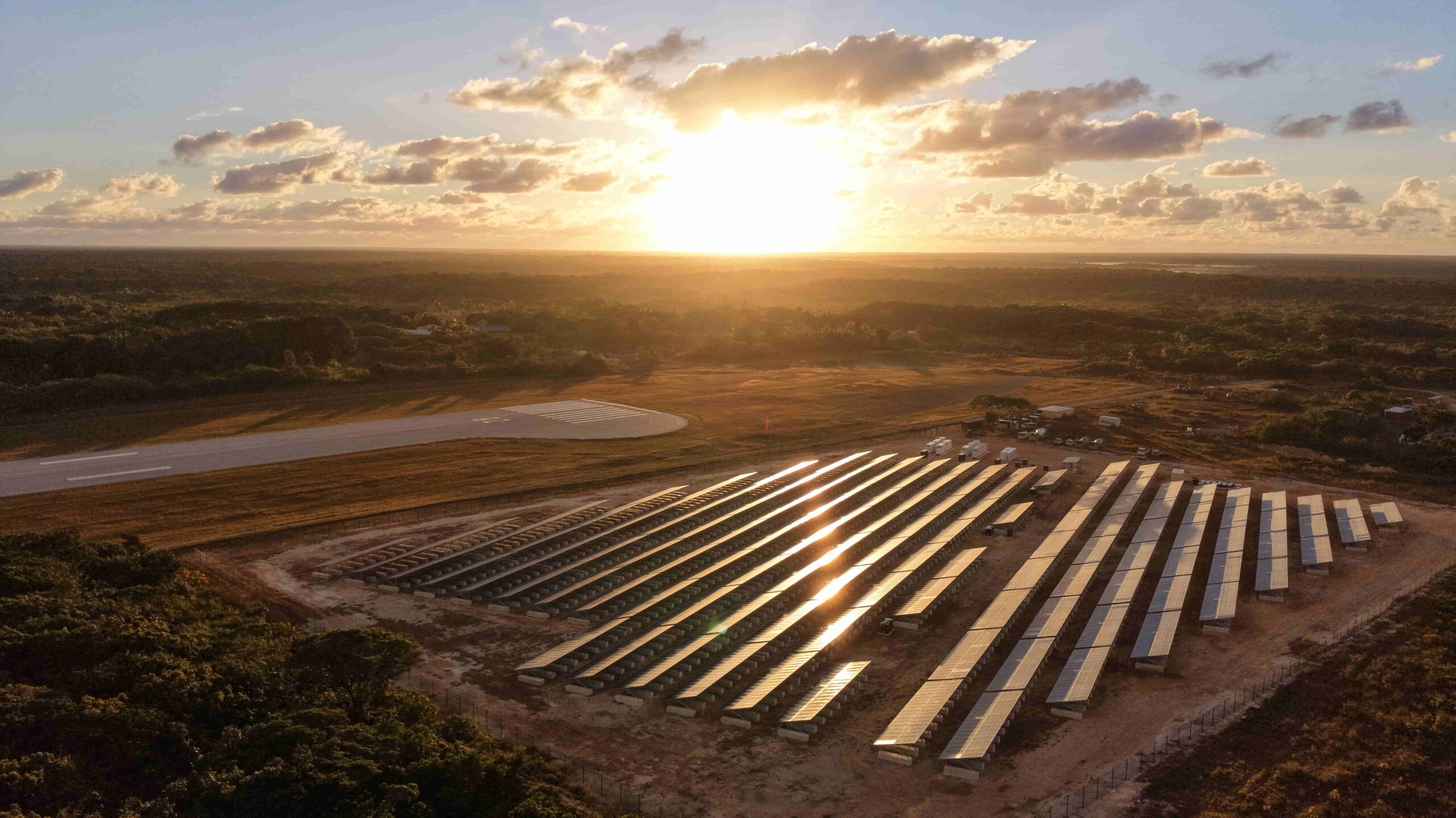 solar-array-at-sunset-in-Niue